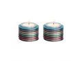 Yair Emanuel Tea Light Candlesticks - Stacked Discs